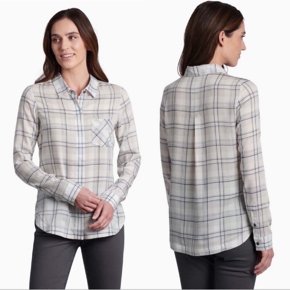 NWT Kuhl Plaid Button Down Shirt - Picture 1 of 10